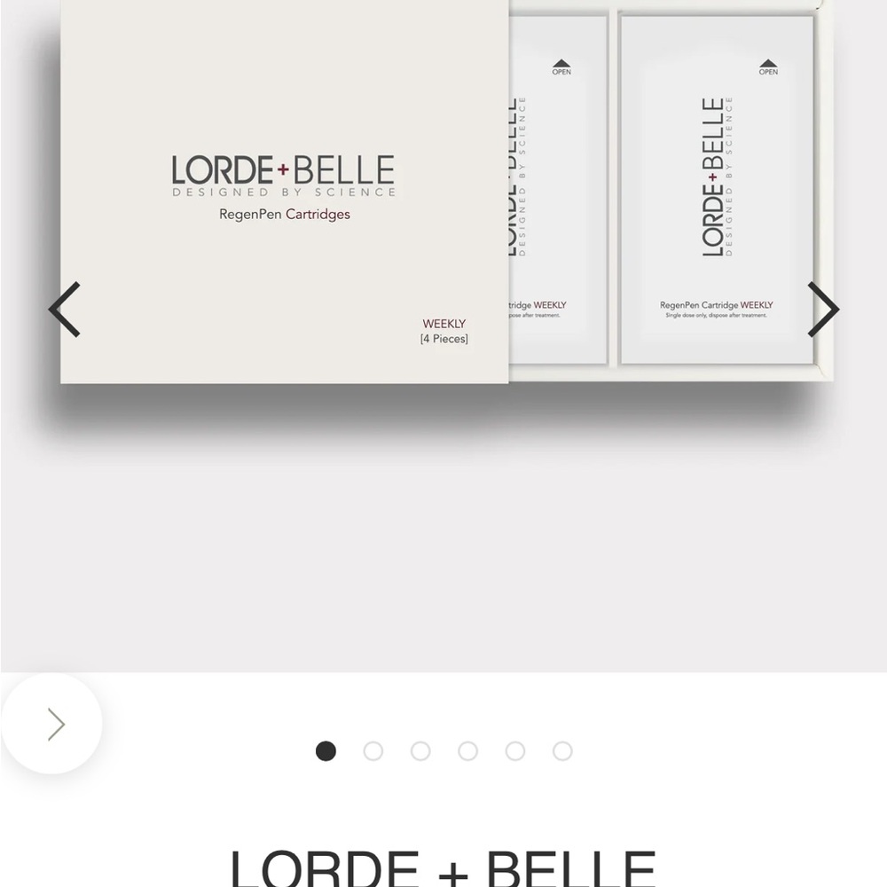 Lorde + Belle Skincare Tool Set - cartridge one per week. Sold out everywhere.